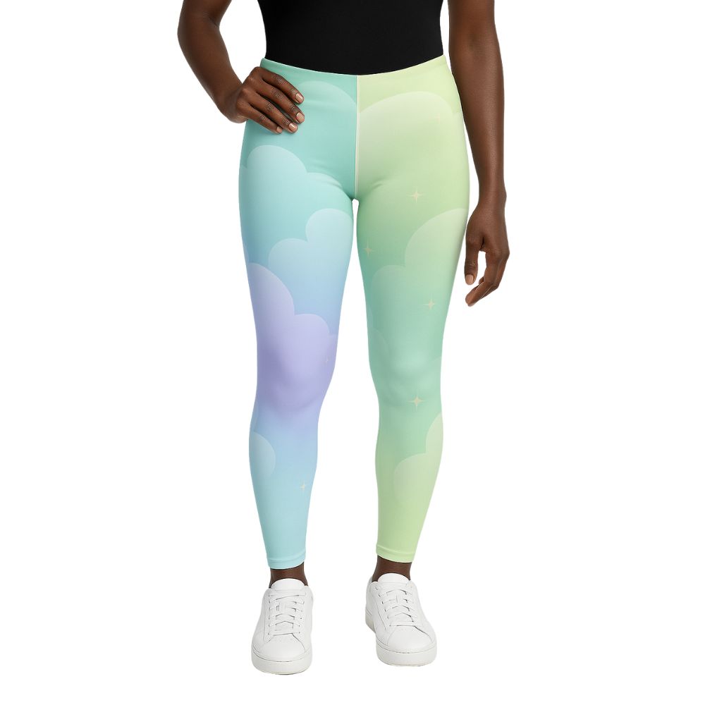 Rainbow Cloud Leggings - Jus B' Kids