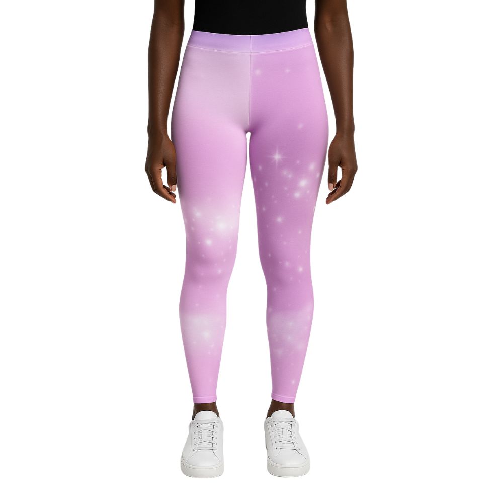 Purple Sparkle Leggings - Jus B' Kids