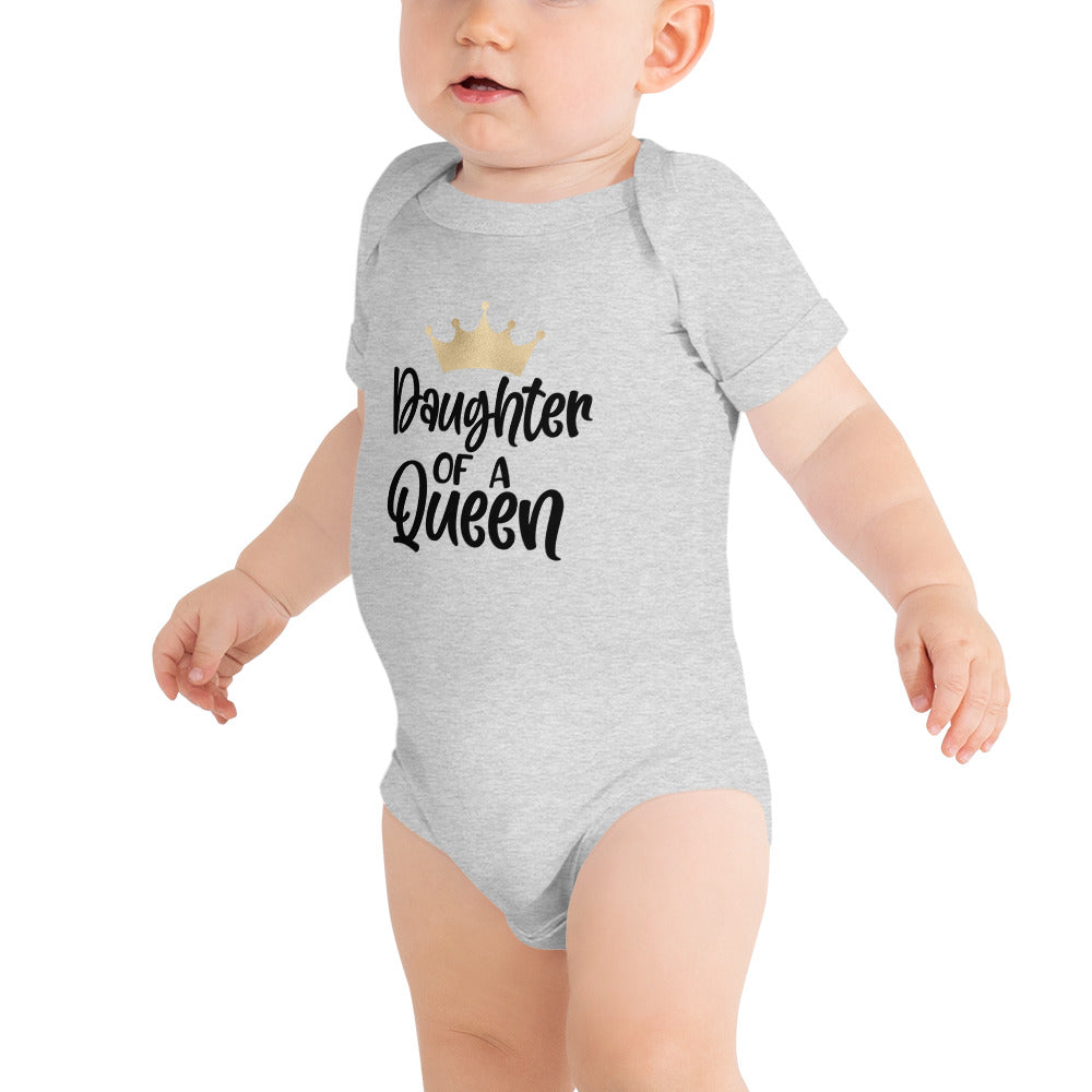 Daughter Of A Queen Mom & Me Baby Onesie