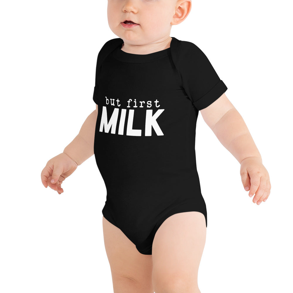But First Milk Mom & Me Baby Onesie