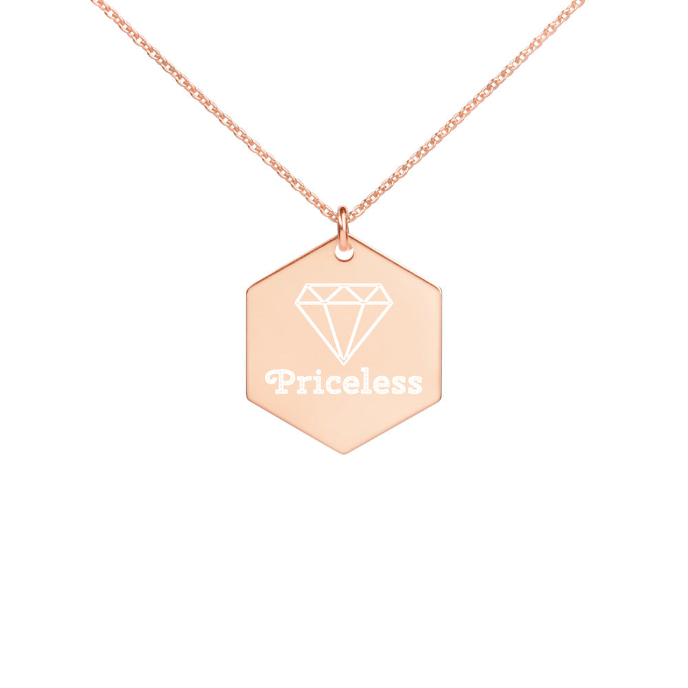 Priceless Hexagon Necklace - Jus B' Kids