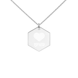 Loved Hexagon Necklace - Jus B' Kids