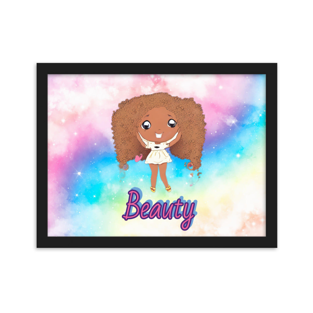 Beauty Framed poster