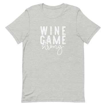 Wine Game Strong Mom & Me Parent T-shirt