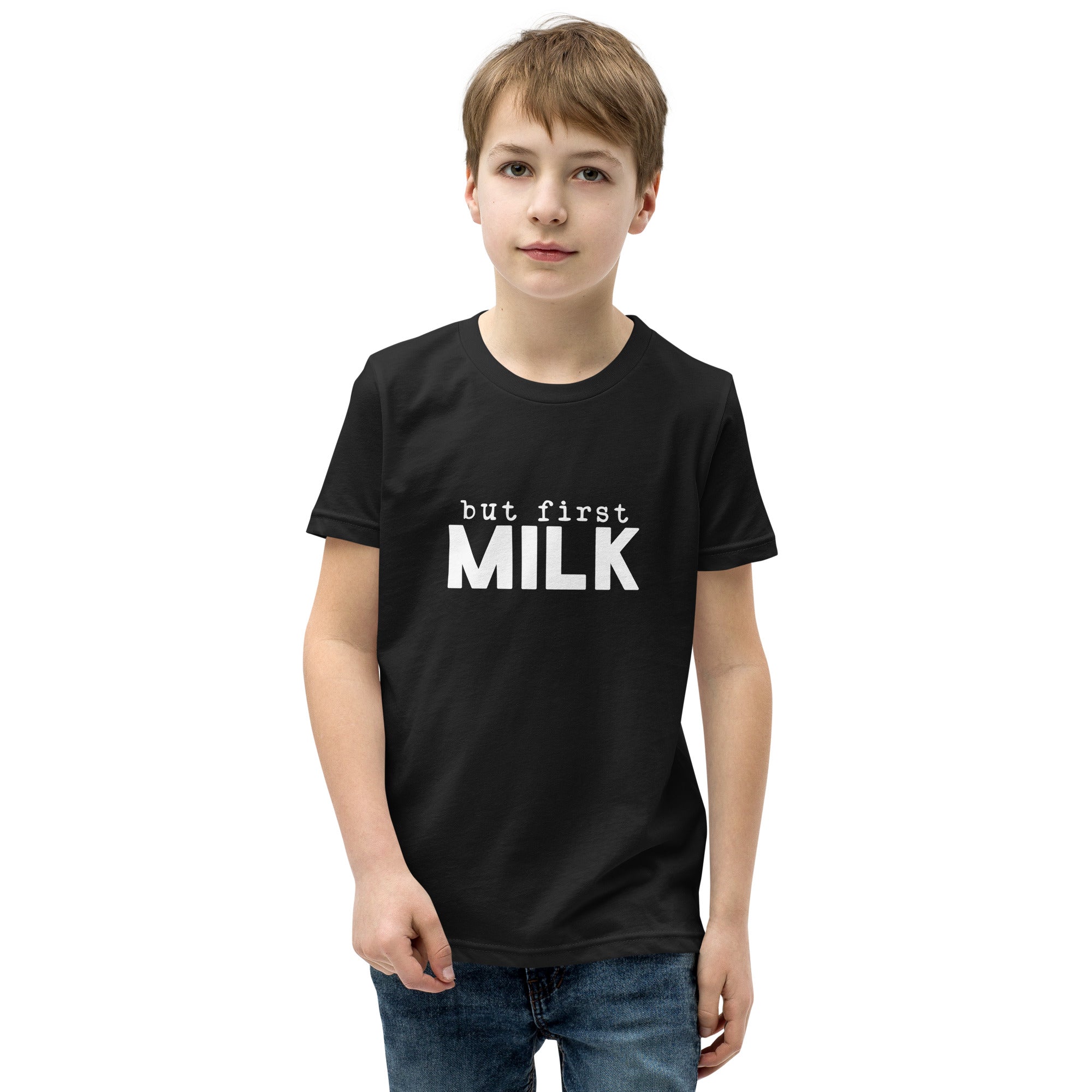 But First Milk Mom & Me Youth T-Shirt